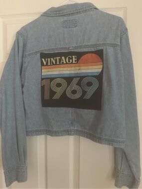 Vintage repurposed Express Blues Jean Jacket